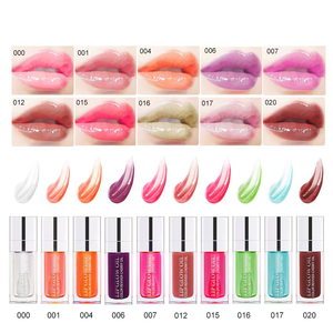 Marque privée Huile transparente repulpante pour les lèvres Brillant à lèvres de la forêt d'été Saveur de fruits Huile pour les lèvres Cosmétiques végétaliens Vente en gros Couleur Cosmétique - Product Image 5