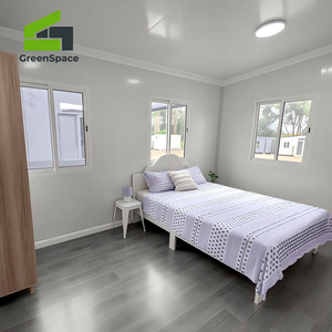 Casa Container Pieghevole 20ft 40ft Prefabbricata in Acciaio con Pannelli Sandwich EPS, Assemblaggio Portatile per Campi di Lavoro in Africa, Certificazione CE, <span class=keywords><strong>Vendita</strong></span> all'Ingrosso - Product Image 4