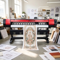 Impresora Eco Solvente XP600 I3200 para Impresión de Pancartas Colgantes, Plotter de Inyección de Tinta Digital de Gran Formato de 1.3m 1.6m