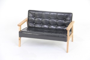 Sillón <span class=keywords><strong>Infantil</strong></span> Ecológico de Madera con Cojín de Tela PU, Sofá <span class=keywords><strong>Reclinable</strong></span> Resistente para Niños, Silla para Dormitorio o Escuela - Product Image 4