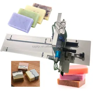 Simple semi-automatic soap cutting machine for hand soap making cutter