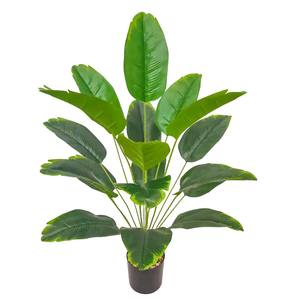 Plantes Vertes Artificielles 18 Feuilles Arbre Artificiel Décoratif Bonsaï Plantes Artificielles Décoratives Presque Naturelles - Product Image 1