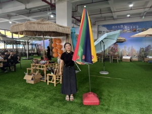 Parasol de jardin <span class=keywords><strong>en</strong></span> forme de soleil, imperméable et économique, de Foshan, prix d'usine, pour extérieur, plage ou restaurant - Product Image 3