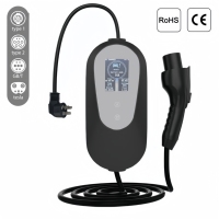 Nouvelle station de recharge portable intelligente à reconnaissance d'empreintes digitales Star EV Charger Level2 3.5kW 32A EVSE IP65 étanche