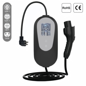 Nouvelle station de recharge portable intelligente à reconnaissance d'empreintes digitales Star EV Charger Level2 <span class=keywords><strong>3</strong></span>.5kW 32A EVSE IP65 étanche - Product Image 2
