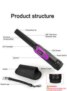 휴대용 휴대용 HS16 산업용 금속 탐지기 수중 사용을위한 방수 금 마감 - Product Image 6