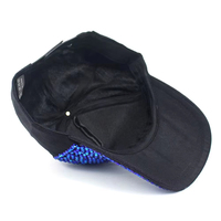 Casquette de baseball tendance à visière incurvée de haute qualité avec strass et design Point Drill, taille ajustable, pour l'extérieur, style camionneur, vente en gros