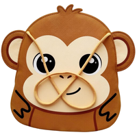 Sac fourre-tout en PP non tissé, design personnalisé, écologique, motif singe, chat, hibou, mignon, pour promotion, cadeau, festival, fête d'enfants, anniversaire, dessin animé