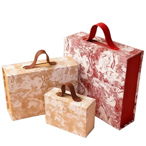 カスタマイズ可能なエンボスギフト手芸紙箱 - Product Image 1