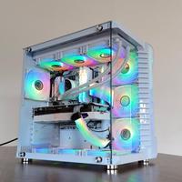Factory Price R5 5600 RTX 4070SUPER DDR4 Gaming Pc CUSTOM Computer Set Equipment Desktops Wholesale Build Pc