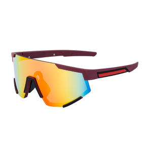 Lunettes de cyclisme pour femmes, monture bleue, lentille PC, protection UV400, lunettes de soleil pour sports de plein air, Zs 2316 - Product Image 2