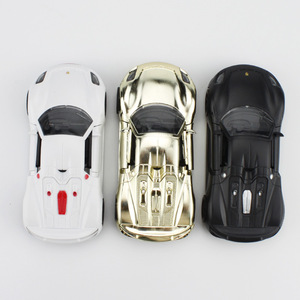 Plastic Super Car Models White Gold Black Cake Toppers Birthday Party Decorations Reusable - Product Image 1