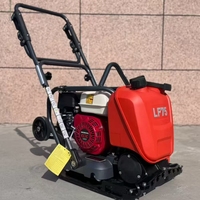 Compacteur à plaque vibrante manuel LF75, piqueuse de sol portable pour le compactage des fondations de construction
