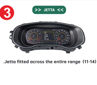 Écran tactile numérique de 12,3 pouces pour tableau de bord VW CC Golf 7 Golf GTi, écran LCD