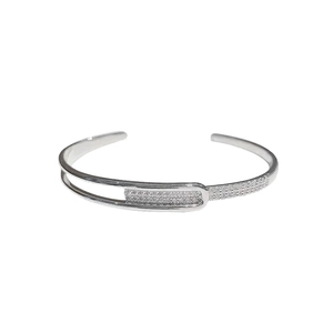 LT-311 Bracciale in Argento 925 Bracciale Aperto da Donna Design di Nicchia Esclusivo Bracciale di Alta Gamma - Product Image 5