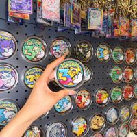Animasi Seri Genie Ulang Tahun ke-30 Potongan Kertas 3D Tiga Dimensi Magnet Kulkas Grosir
