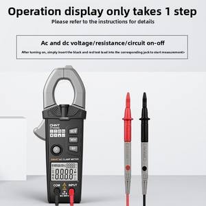 Chint Zty0206A Hochpräzises digitales Klemm multimeter Intelligentes Ampere meter für elektronische AC/DC-Messgeräte - Product Image 3