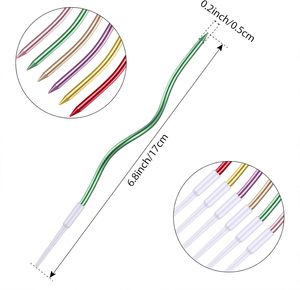 Bougies d'anniversaire créatives courbées sur mesure en gros, bougies d'anniversaire spirales plaquées or et argentées pour fêtes et mariages - Product Image 3