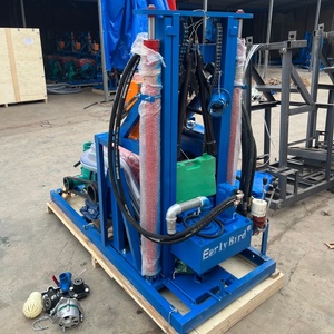Foreuse hydraulique diesel portable de 200 m pour puits d'eau, machine de forage, plateformes de forage minières - Vente chaude - Product Image 4