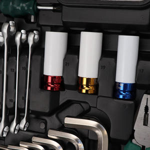 Mới Đến 142 + 2Pcs Ổ Cắm Bộ 1/4 "3/8" 1/2 "Ổ Cắm Sâu Và Tiêu Chuẩn Ổ Cắm Cơ Khí Công Cụ Thiết Lập Ổ Cắm Cờ Lê Công Cụ Thiết Lập - Product Image 2