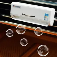 Diffuseur de parfum pour voiture, huile essentielle, parfum durable, modèle de climatisation solaire pour voiture, diffuseur d'air frais