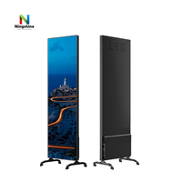 Display LED per Esterni da 80 Pollici, Schermo Esteso con Ruote, P1.53 4K HDR10+, Luminosità 600-800 Nits, Impermeabile IP30