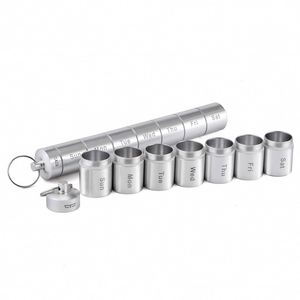 Organisateur de bouteilles multifonction en alliage d'aluminium, boîte à pilules de voyage - Product Image 1