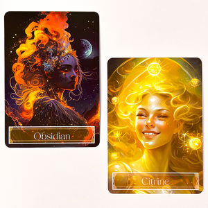 Ensemble <span class=keywords><strong>de</strong></span> <span class=keywords><strong>cartes</strong></span> d'oracle personnalisées, boîte personnalisée, jeu <span class=keywords><strong>de</strong></span> <span class=keywords><strong>cartes</strong></span> <span class=keywords><strong>de</strong></span> tarot dorées avec guide, boîte <span class=keywords><strong>de</strong></span> jeu <span class=keywords><strong>de</strong></span> tarot personnalisée - Product Image 6