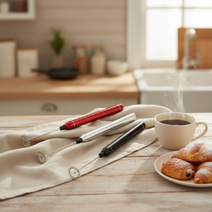 Pailite Krachtige Draagbare Elektrische Melkopschuimer RVS 304 Ecologische Melkopschuimer Draagbaar met Batterijvoeding - Product Image 2