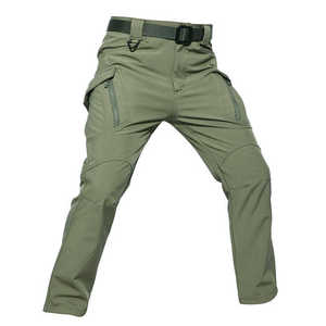 Trekking chaud polaire Softshell hommes pantalons d'hiver tactique en plein air escalade <span class=keywords><strong>ski</strong></span> <span class=keywords><strong>randonnée</strong></span> pêche chasse <span class=keywords><strong>pantalon</strong></span> <span class=keywords><strong>de</strong></span> sport imperméable - Product Image 5