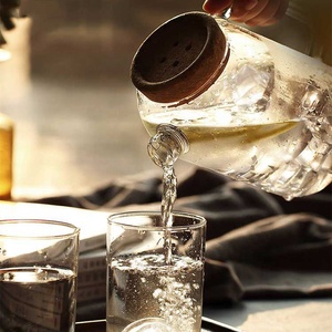 Prix de gros résistant à la chaleur borosilicate <span class=keywords><strong>cruche</strong></span> d'eau en verre/<span class=keywords><strong>carafe</strong></span>/pichet - Product Image 6
