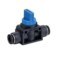 Connecteur pneumatique trachéal à trois voies prise rapide HVFF vanne de contrôle de débit manuelle avec raccords en plastique à commande manuelle - Product Image 5