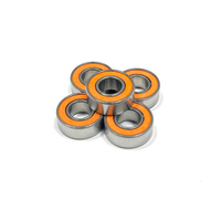 Roulement à billes miniature à grande vitesse SMR74 2Rs 4X7X2.5mm roulements à billes à gorge profonde à billes en céramique hybride pour moulinet de pêche dentaire