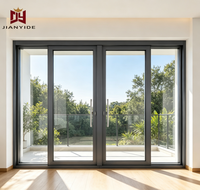 Portes coulissantes à rupture de pont thermique en aluminium, écoénergétiques, pour balcons et vérandas de villas, sur mesure, OEM, ODM, certifiées CE