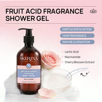 Ensemble de gel douche et shampoing personnalisé avec logo pour femmes et hommes, parfumé, éclaircissant pour la peau, kit de gel douche luxueux, vente en gros, étiquette privée