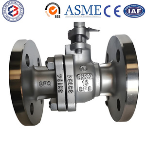 Vanne à boisseau sphérique en acier inoxydable ASTM A351 CF8M DN50 2 pouces <span class=keywords><strong>FF</strong></span> à plat, pour produits chimiques corrosifs, 3 pièces, revêtement céramique manuel - Product Image 6