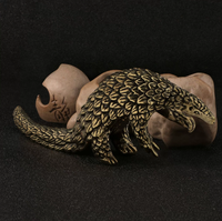 Grande statue d'arasa en imitation antique, ornements d'animaux, artisanat pour collection à domicile