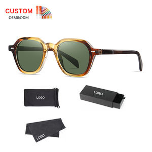 Venta al por mayor gafas de sol polarizadas de acetato de gama alta TR90 Marco de gran tamaño diseño de gafas de sol para hombres y mujeres - Product Image 1
