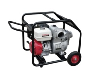 Pompe à essence portable de 4 pouces pour l'irrigation agricole, la lutte contre les inondations, le drainage urbain, 15HP, sortie 100MM