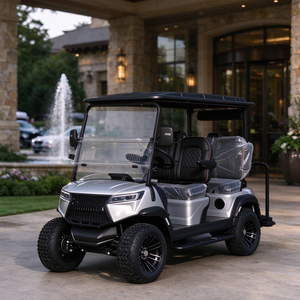 Voiturette de golf tout-terrain électrique 4 places, 48V Lithium, longue portée, pour parcours de golf - Product Image 1
