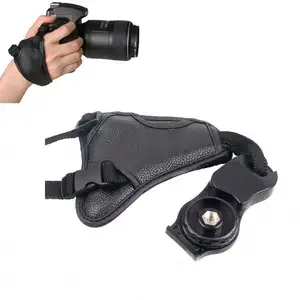佳能索尼DSLR相机摄影配件批发PU相机背带手握腕带皮带