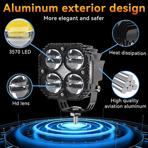 LELANPU Chopper Extra Scheinwerfer <span class=keywords><strong>Oldtimer</strong></span> Beleuchtungssysteme Angel-Eye-Beleuchtung Baja Licht Zubehör Motorrad LED-Scheinwerfer - Product Image 5