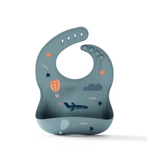 Ensemble d'assiettes en silicone sans BPA au design animalier moderne et personnalisé, bavoir à ventouse durable, style dessin animé, étanche pour l'alimentation des bébés - Product Image 5