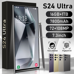 Wholesale S24 Ultra 16GB+1TB Android <strong>SmartPhone</strong> 5G Dual SIM Dual Standby Unlocked Mobile Phone S24 ultra Smart Phone - Product Image 1