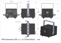 Système d'éclairage laser DJ contrôlé 8W RGB Full Color ILDA DMX512 FB4 pour les applications scéniques et paysagères