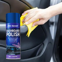 DSC SEVEN Entretien automobile : Cire en spray silicone pour tableau de bord et cuir