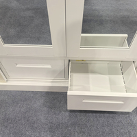 Armoire en acier robuste, placard métallique en acier laminé à froid de 0,6 à 1,2 mm pour chambre à coucher et mobilier de maison