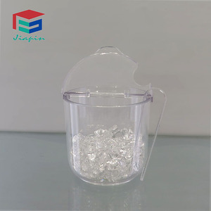 Sert plastik kovalar 2L kırılmaz plastik buz kovası polikarbonat buz kovası kapaklı - Product Image 3