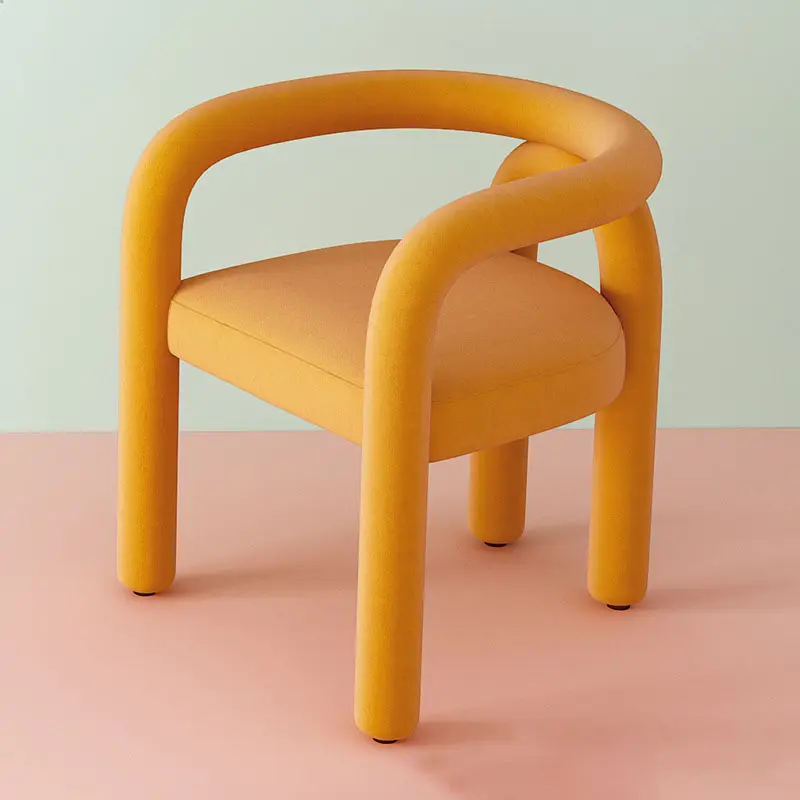 เก้าอี้โซฟาที่นั่งเดี่ยวทำจากอิตาลีแบบมินิมอลลิสต์