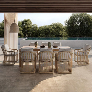 En Çok Satan Modern Dış Mekan Rattan Bahçe Koltuk Takımı, Alüminyum Çerçeveli, Veranda, Balkon ve Parklar İçin Çevre Dostu - Product Image 5